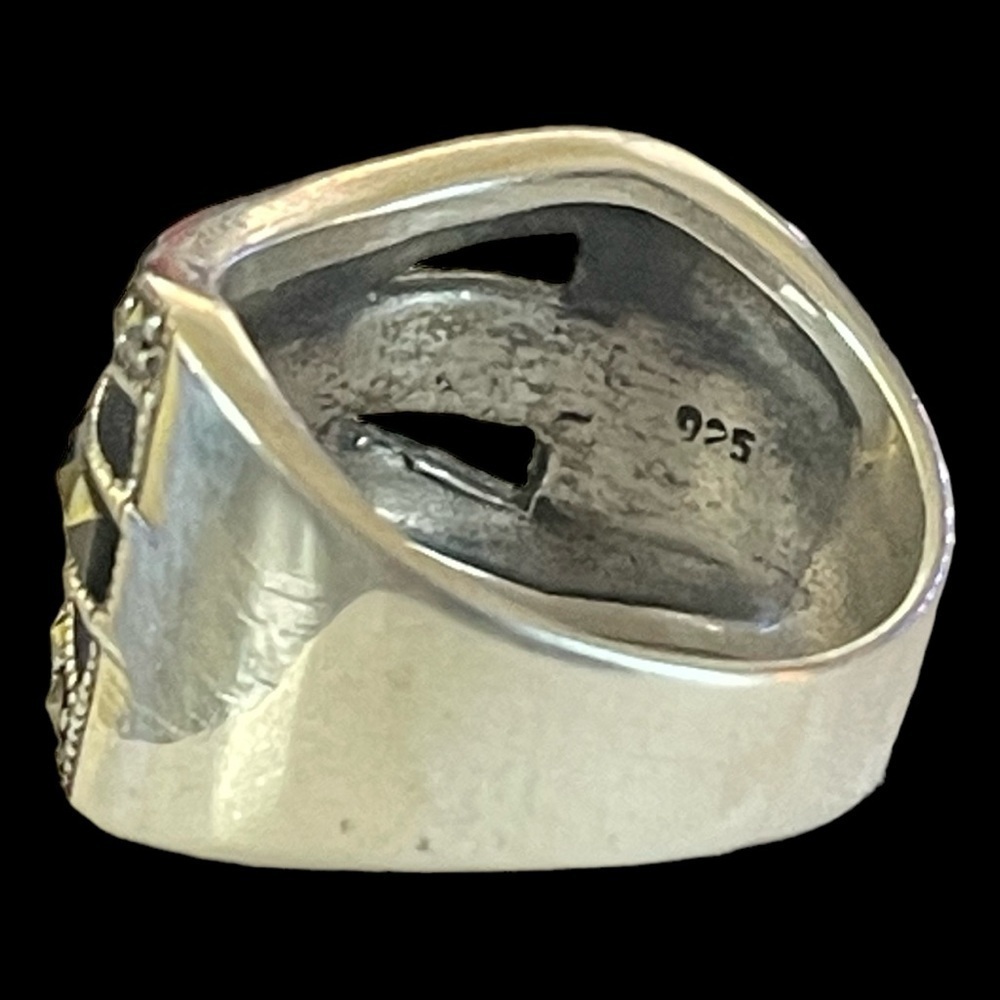 Sterling Silver Marcasite Ring (7.5) View 4